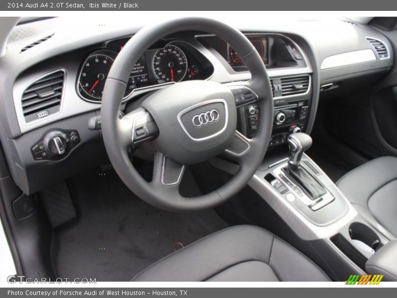 Ibis White / Black 2014 Audi A4 2.0T Sedan