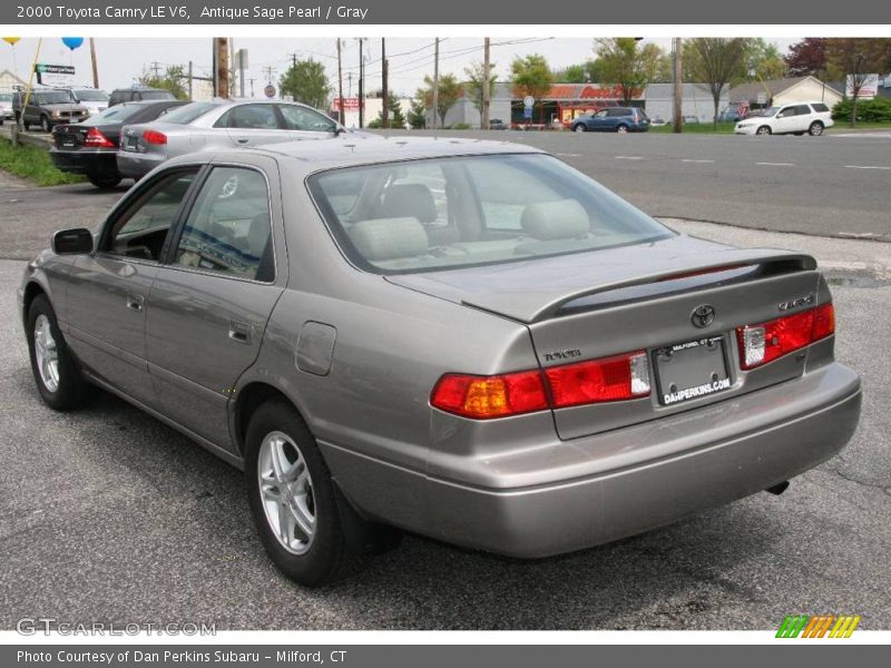 Antique Sage Pearl / Gray 2000 Toyota Camry LE V6