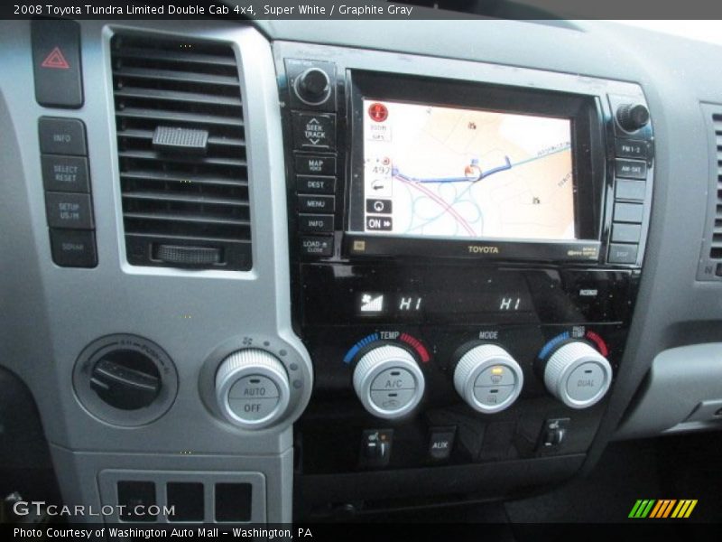 Super White / Graphite Gray 2008 Toyota Tundra Limited Double Cab 4x4