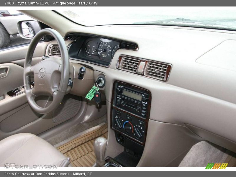 Antique Sage Pearl / Gray 2000 Toyota Camry LE V6