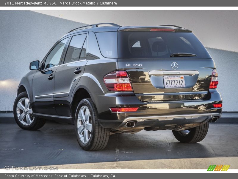 Verde Brook Metallic / Cashmere 2011 Mercedes-Benz ML 350
