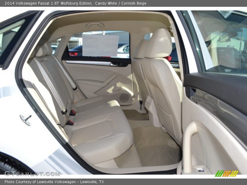 Rear Seat of 2014 Passat 1.8T Wolfsburg Edition