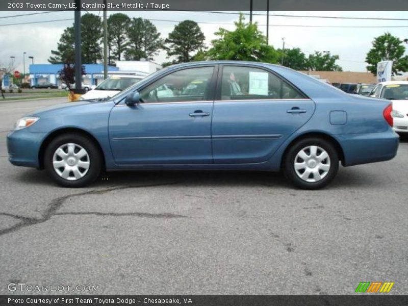 Catalina Blue Metallic / Taupe 2003 Toyota Camry LE