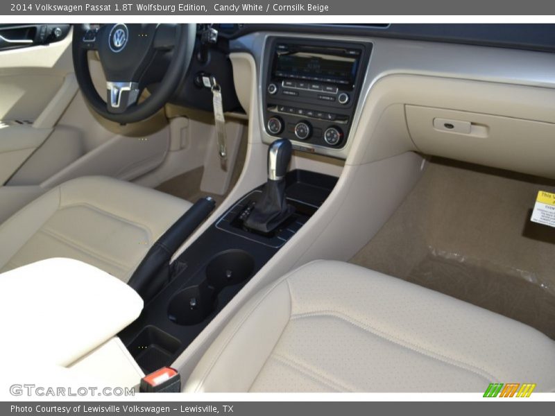 Candy White / Cornsilk Beige 2014 Volkswagen Passat 1.8T Wolfsburg Edition