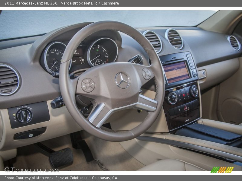 Dashboard of 2011 ML 350