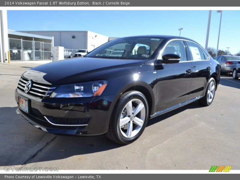 Black / Cornsilk Beige 2014 Volkswagen Passat 1.8T Wolfsburg Edition