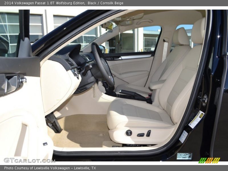 Black / Cornsilk Beige 2014 Volkswagen Passat 1.8T Wolfsburg Edition