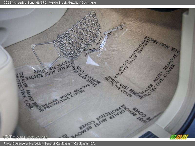 Verde Brook Metallic / Cashmere 2011 Mercedes-Benz ML 350