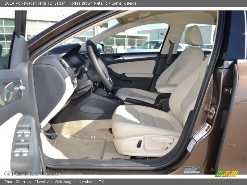 Toffee Brown Metallic / Cornsilk Beige 2014 Volkswagen Jetta TDI Sedan
