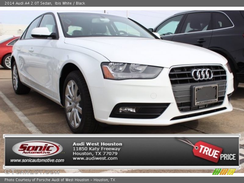 Ibis White / Black 2014 Audi A4 2.0T Sedan
