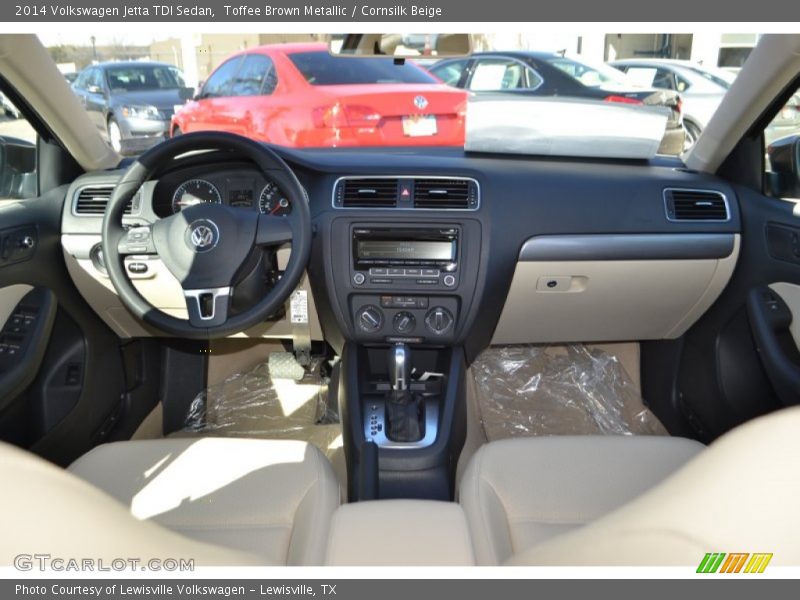 Toffee Brown Metallic / Cornsilk Beige 2014 Volkswagen Jetta TDI Sedan
