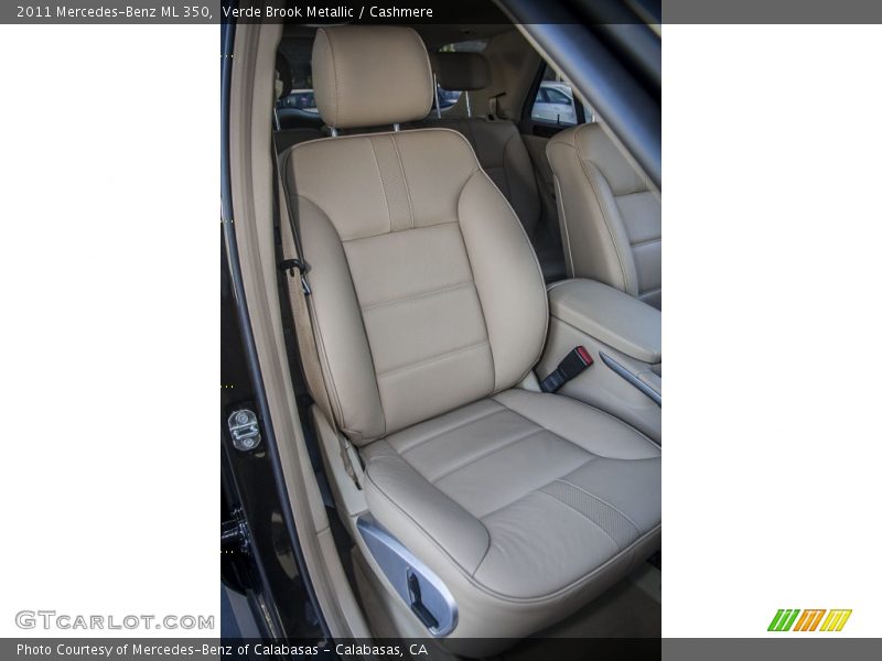 Verde Brook Metallic / Cashmere 2011 Mercedes-Benz ML 350
