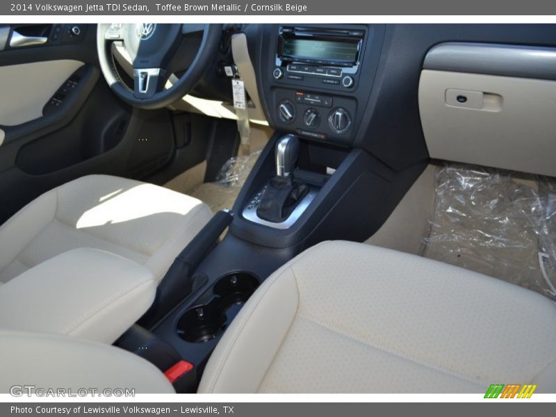 Toffee Brown Metallic / Cornsilk Beige 2014 Volkswagen Jetta TDI Sedan