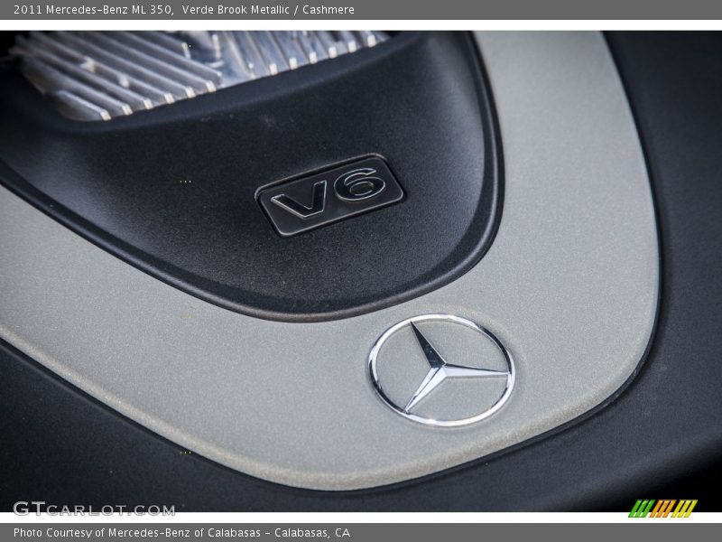 Verde Brook Metallic / Cashmere 2011 Mercedes-Benz ML 350