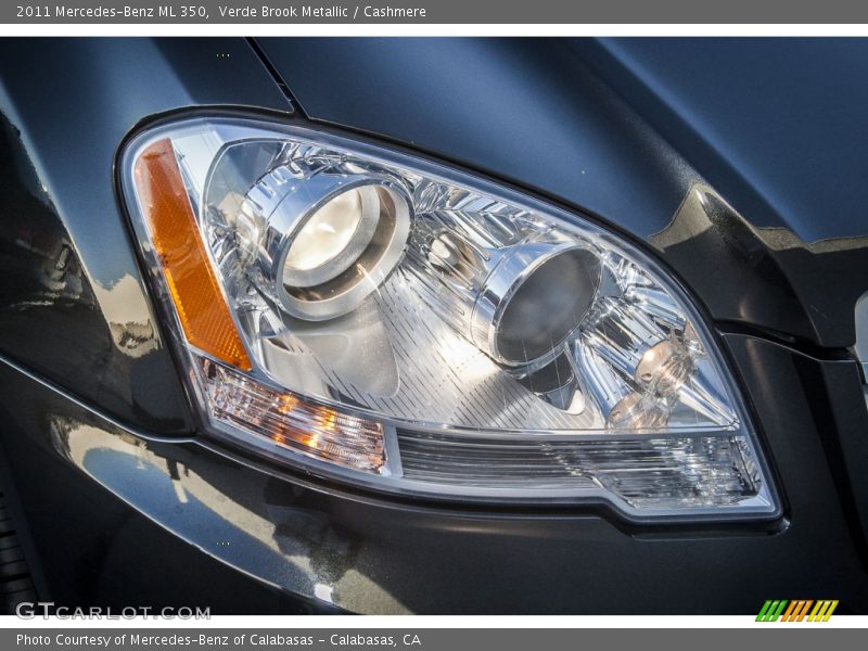 Verde Brook Metallic / Cashmere 2011 Mercedes-Benz ML 350