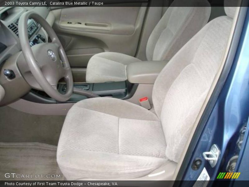 Catalina Blue Metallic / Taupe 2003 Toyota Camry LE