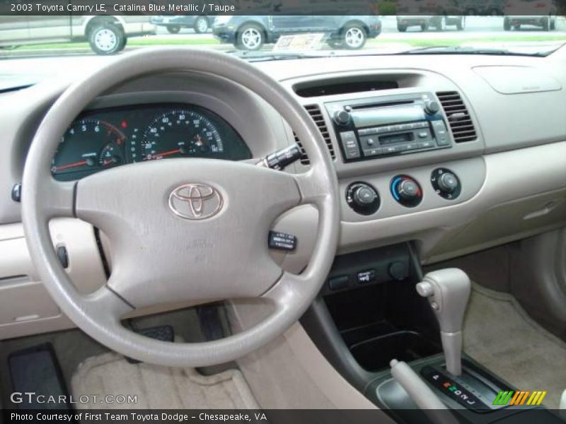 Catalina Blue Metallic / Taupe 2003 Toyota Camry LE