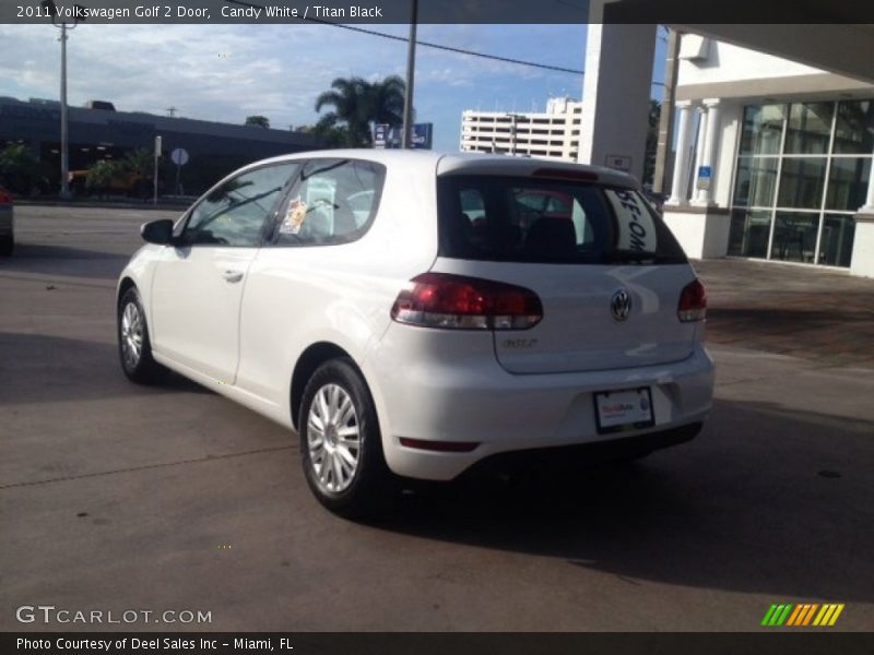 Candy White / Titan Black 2011 Volkswagen Golf 2 Door