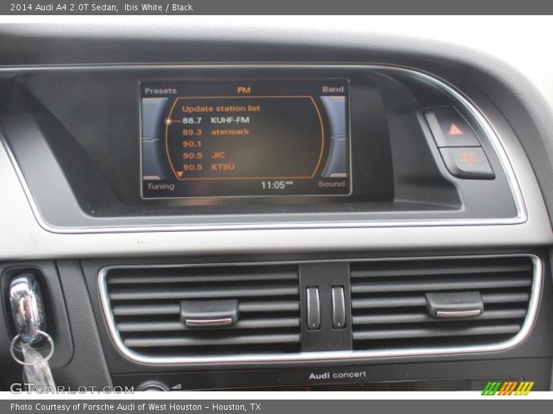 Ibis White / Black 2014 Audi A4 2.0T Sedan