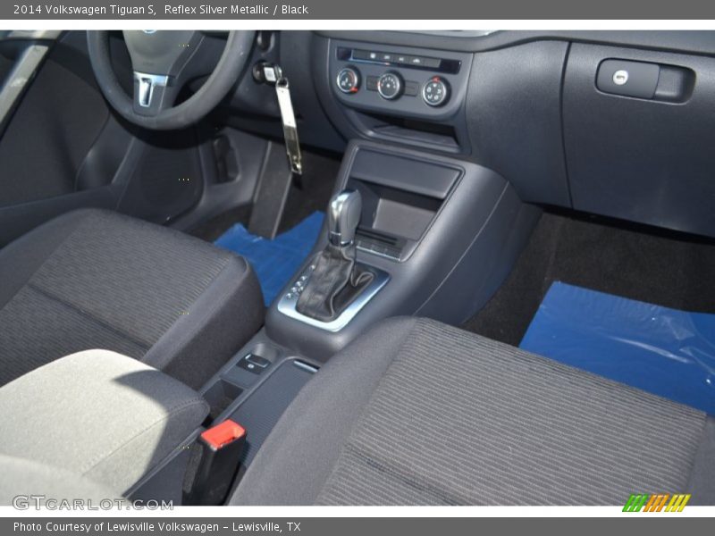 Reflex Silver Metallic / Black 2014 Volkswagen Tiguan S