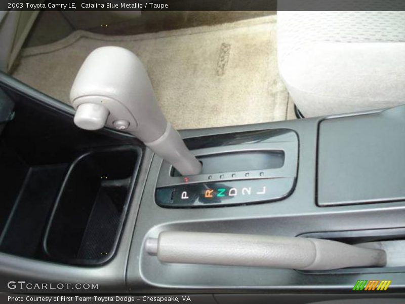 Catalina Blue Metallic / Taupe 2003 Toyota Camry LE