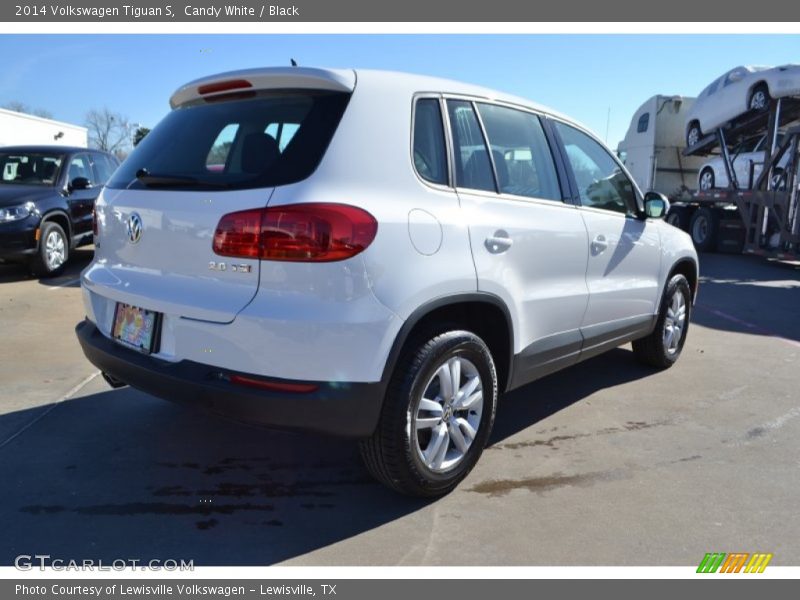 Candy White / Black 2014 Volkswagen Tiguan S