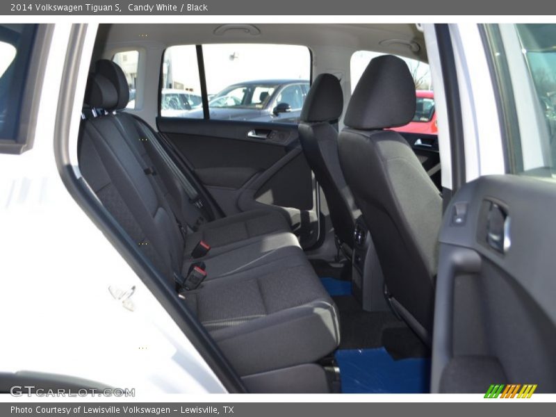 Candy White / Black 2014 Volkswagen Tiguan S