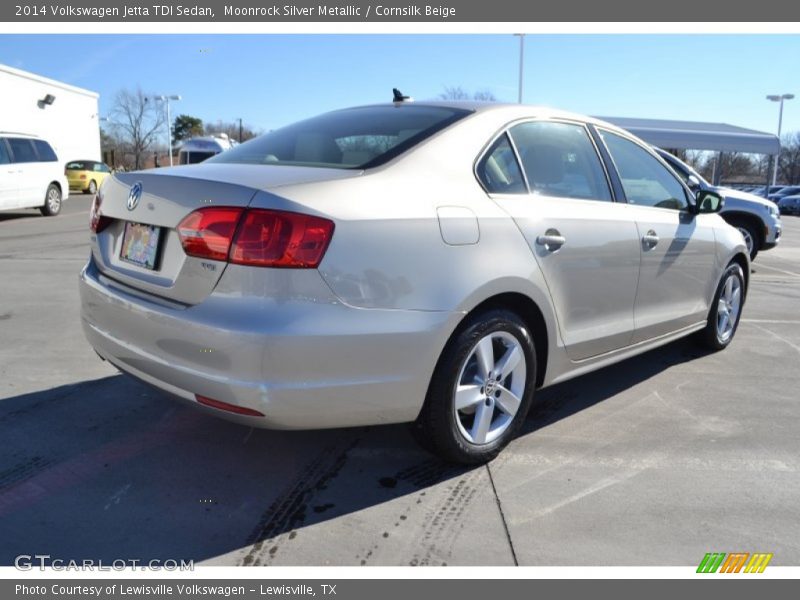 Moonrock Silver Metallic / Cornsilk Beige 2014 Volkswagen Jetta TDI Sedan