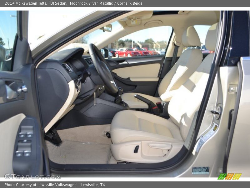 Moonrock Silver Metallic / Cornsilk Beige 2014 Volkswagen Jetta TDI Sedan