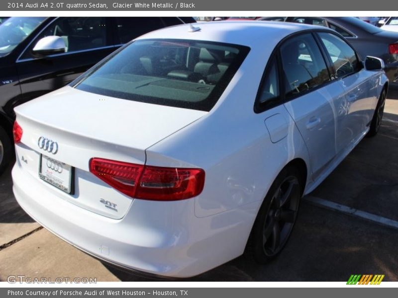 Glacier White Metallic / Black 2014 Audi A4 2.0T quattro Sedan