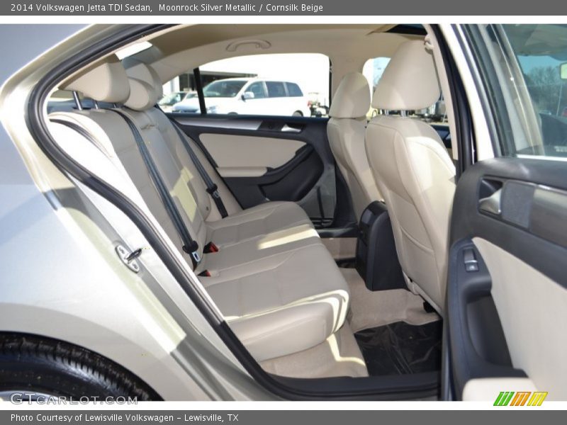 Moonrock Silver Metallic / Cornsilk Beige 2014 Volkswagen Jetta TDI Sedan