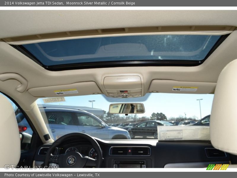 Moonrock Silver Metallic / Cornsilk Beige 2014 Volkswagen Jetta TDI Sedan