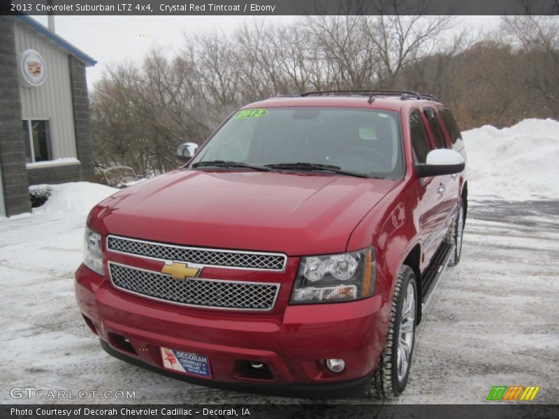 Crystal Red Tintcoat / Ebony 2013 Chevrolet Suburban LTZ 4x4