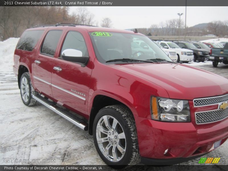 Crystal Red Tintcoat / Ebony 2013 Chevrolet Suburban LTZ 4x4