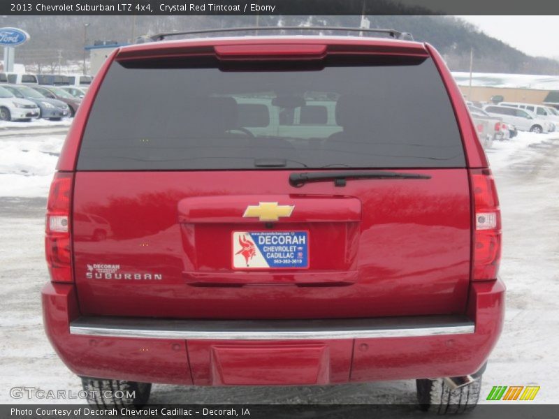 Crystal Red Tintcoat / Ebony 2013 Chevrolet Suburban LTZ 4x4