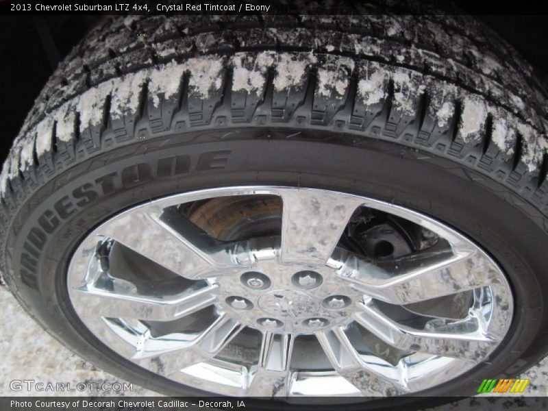 Crystal Red Tintcoat / Ebony 2013 Chevrolet Suburban LTZ 4x4