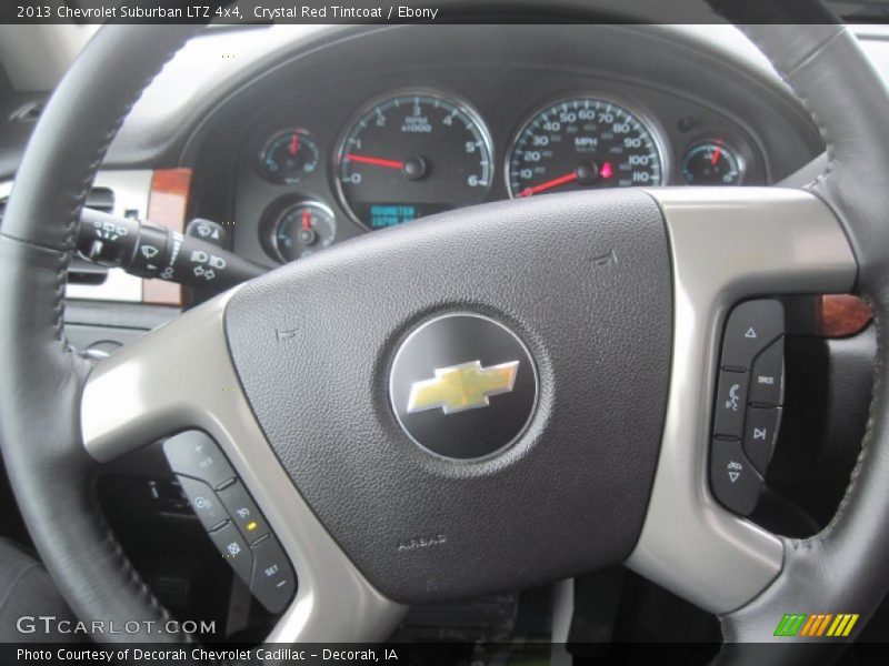 Crystal Red Tintcoat / Ebony 2013 Chevrolet Suburban LTZ 4x4