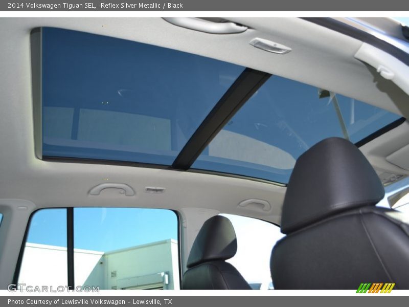 Reflex Silver Metallic / Black 2014 Volkswagen Tiguan SEL