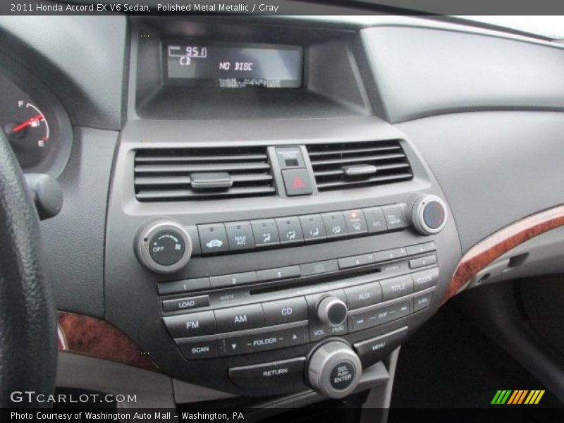 Controls of 2011 Accord EX V6 Sedan