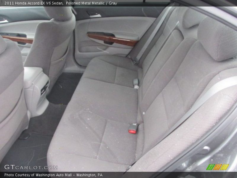 Rear Seat of 2011 Accord EX V6 Sedan