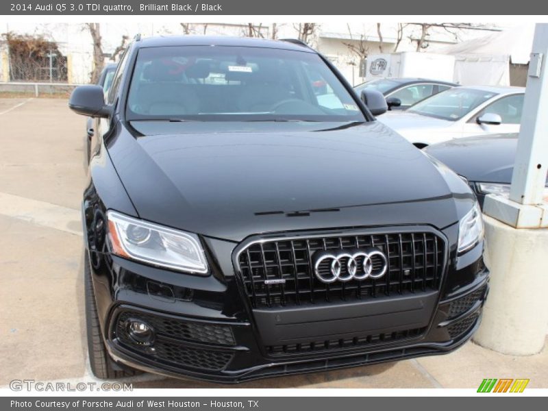 Brilliant Black / Black 2014 Audi Q5 3.0 TDI quattro