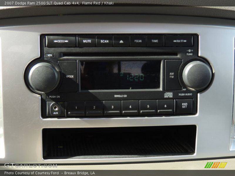 Flame Red / Khaki 2007 Dodge Ram 2500 SLT Quad Cab 4x4