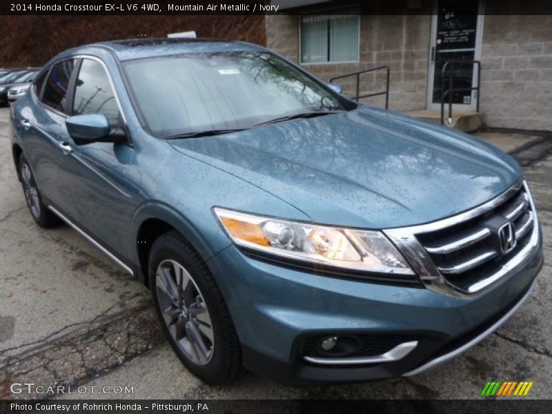 Mountain Air Metallic / Ivory 2014 Honda Crosstour EX-L V6 4WD