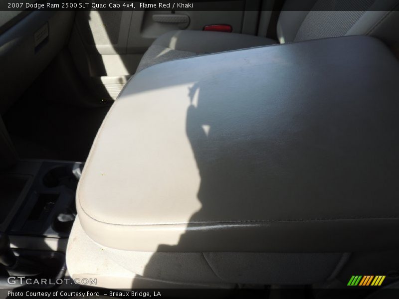 Flame Red / Khaki 2007 Dodge Ram 2500 SLT Quad Cab 4x4