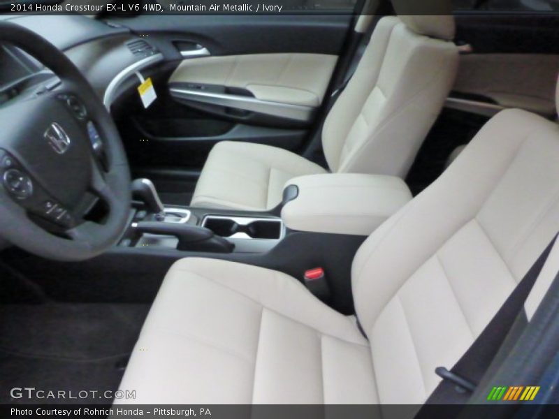Mountain Air Metallic / Ivory 2014 Honda Crosstour EX-L V6 4WD