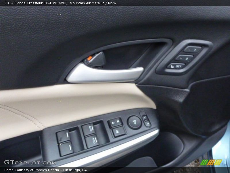 Mountain Air Metallic / Ivory 2014 Honda Crosstour EX-L V6 4WD