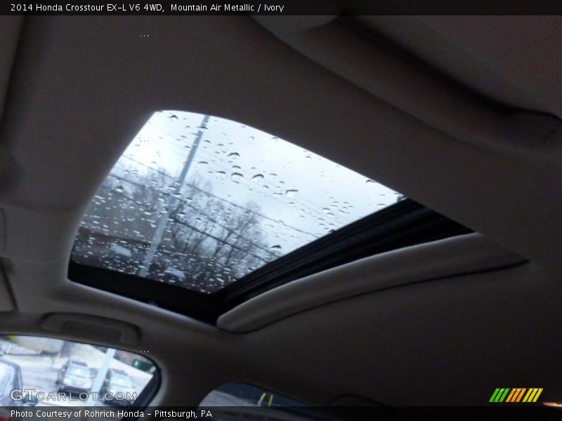 Mountain Air Metallic / Ivory 2014 Honda Crosstour EX-L V6 4WD