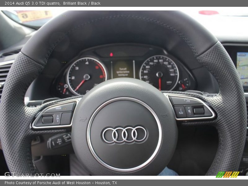 Brilliant Black / Black 2014 Audi Q5 3.0 TDI quattro