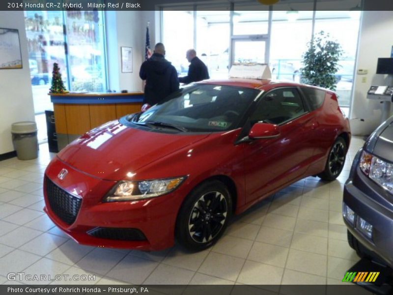 Milano Red / Black 2014 Honda CR-Z Hybrid