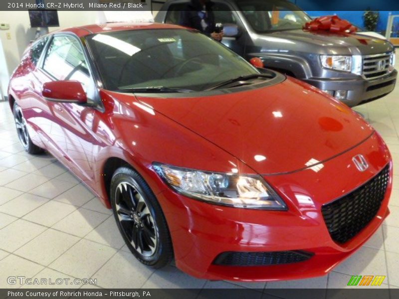 Front 3/4 View of 2014 CR-Z Hybrid